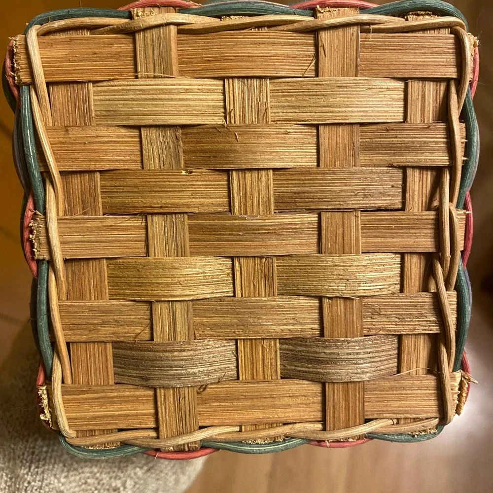 Bless This Nest Woven Birdhouse Basket‎ Farmhouse Decor Rustic